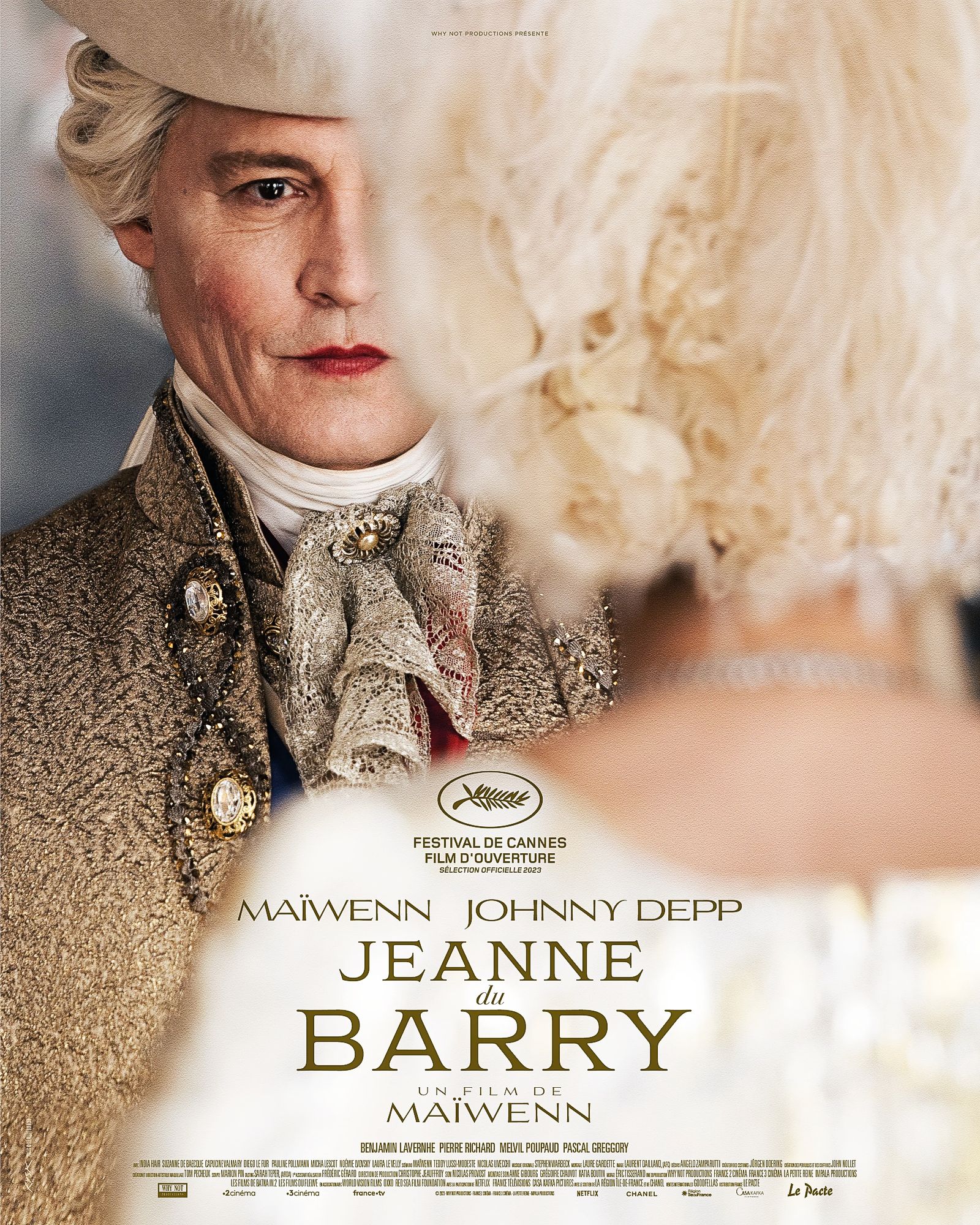 Постер ленты «Жанна Дюбарри» (Jeanne du Barry), реж. Майвенн