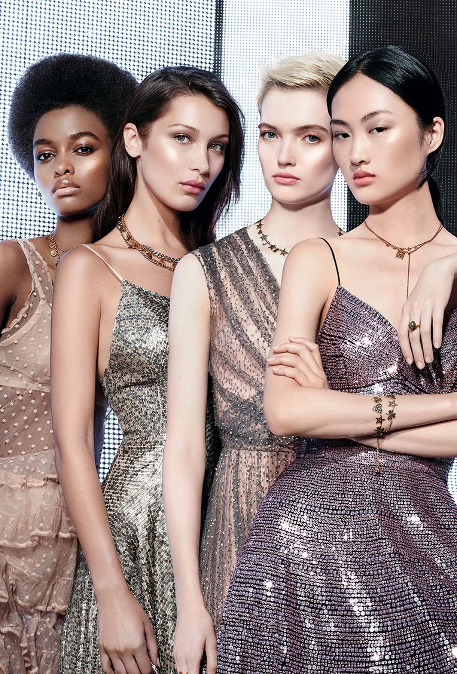 Белла Хадид, Рут Белл, Джин Вен и Блесня Минхер Dior Backstage, фото 1 Белла Хадид, Рут Белл, Джин Вен и Блесня Минхер в рекламной кампании Dior Backstage, фото 1