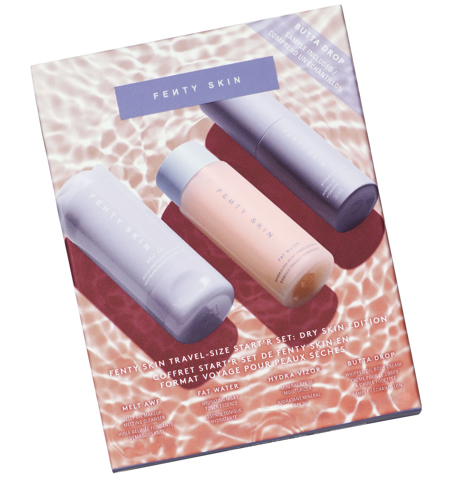 Три шага ухода за сухой кожей лица c Start'r Set Face Care for Dry Skin от Fenty Skin, фото 1 Start'r Set Face Care for Dry Skin от Fenty Skin, фото 1