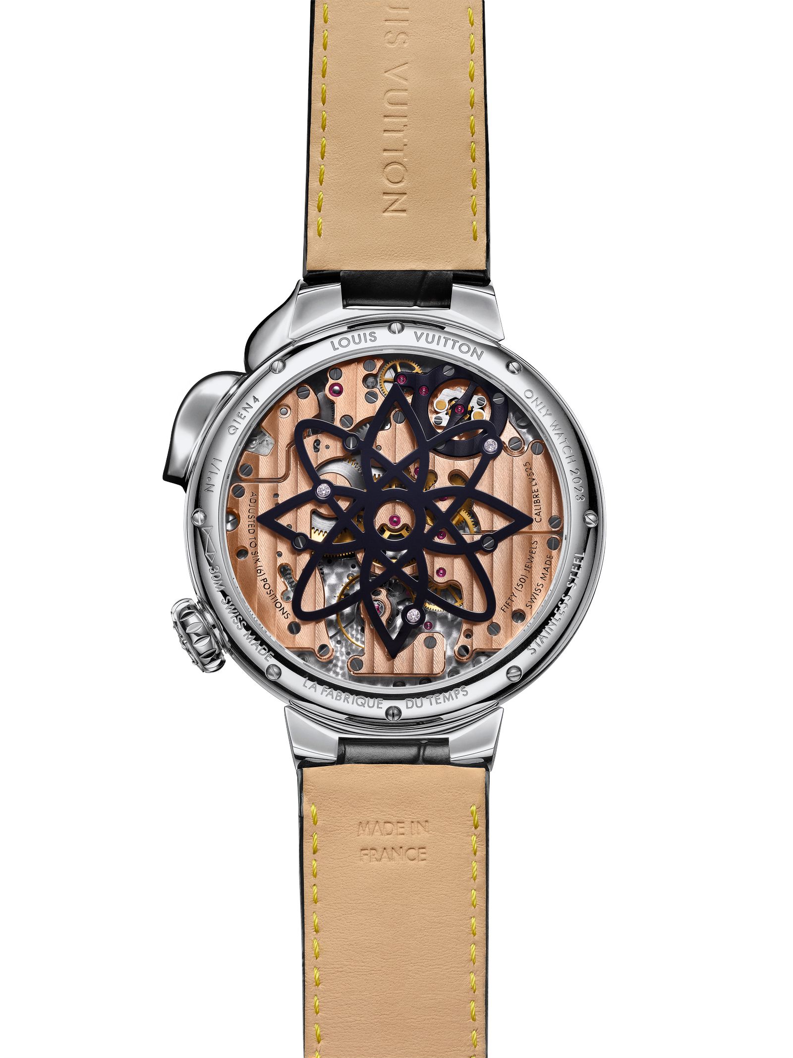 Уникальная модель часов Tambour Einstein Automata от Louis Vuitton — дань уважения Альберту Эйнштейну, фото 1 Tambour Einstein Automata от Louis Vuitton, фото 1