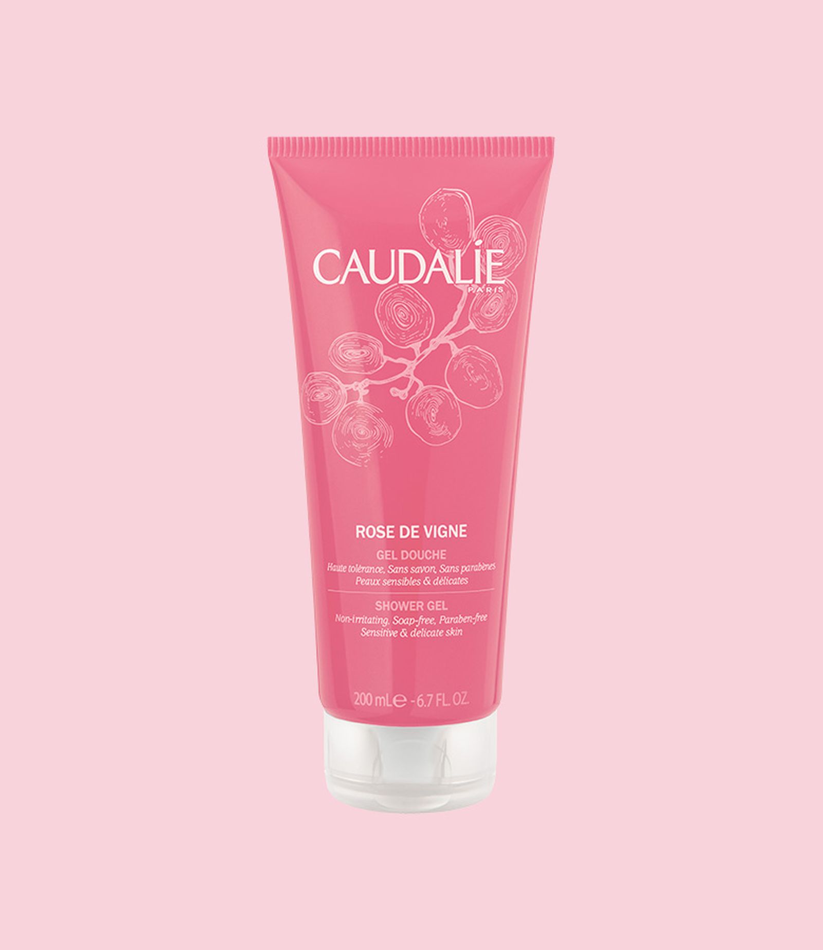 Caudalie Rose de Vigne Caudalie, гель для душа Rose de Vigne