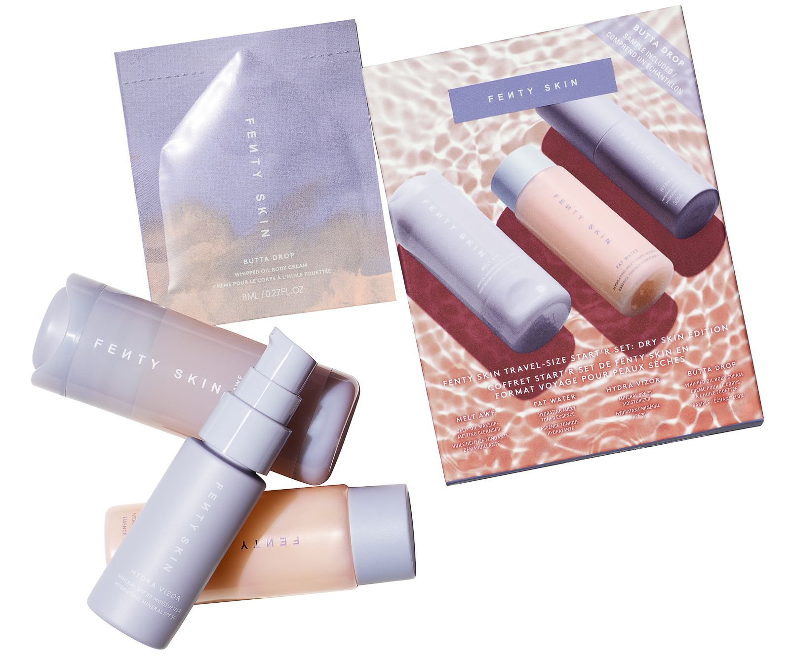 Три шага ухода за сухой кожей лица c Start'r Set Face Care for Dry Skin от Fenty Skin, фото 2 Start'r Set Face Care for Dry Skin от Fenty Skin, фото 2