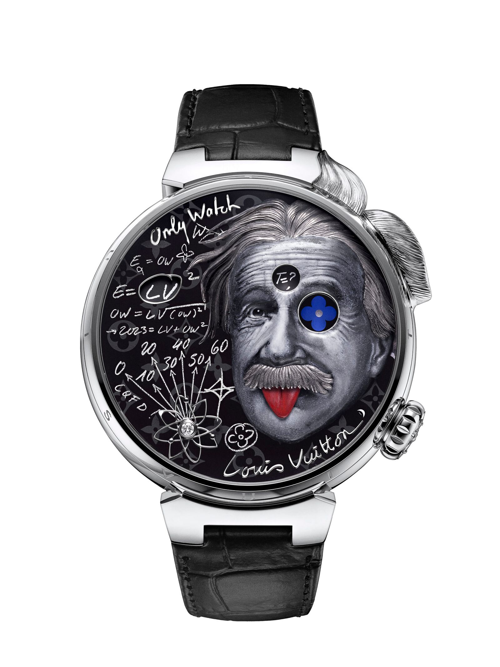 Уникальная модель часов Tambour Einstein Automata от Louis Vuitton — дань уважения Альберту Эйнштейну, фото 2 Tambour Einstein Automata от Louis Vuitton, фото 2