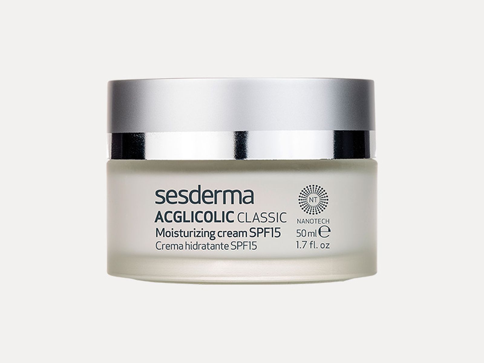 Sesderma Acglicolic SPF15 Sesderma, увлажняющий крем с гликолевой кислотой и солнцезащитным фильтром Acglicolic SPF15
