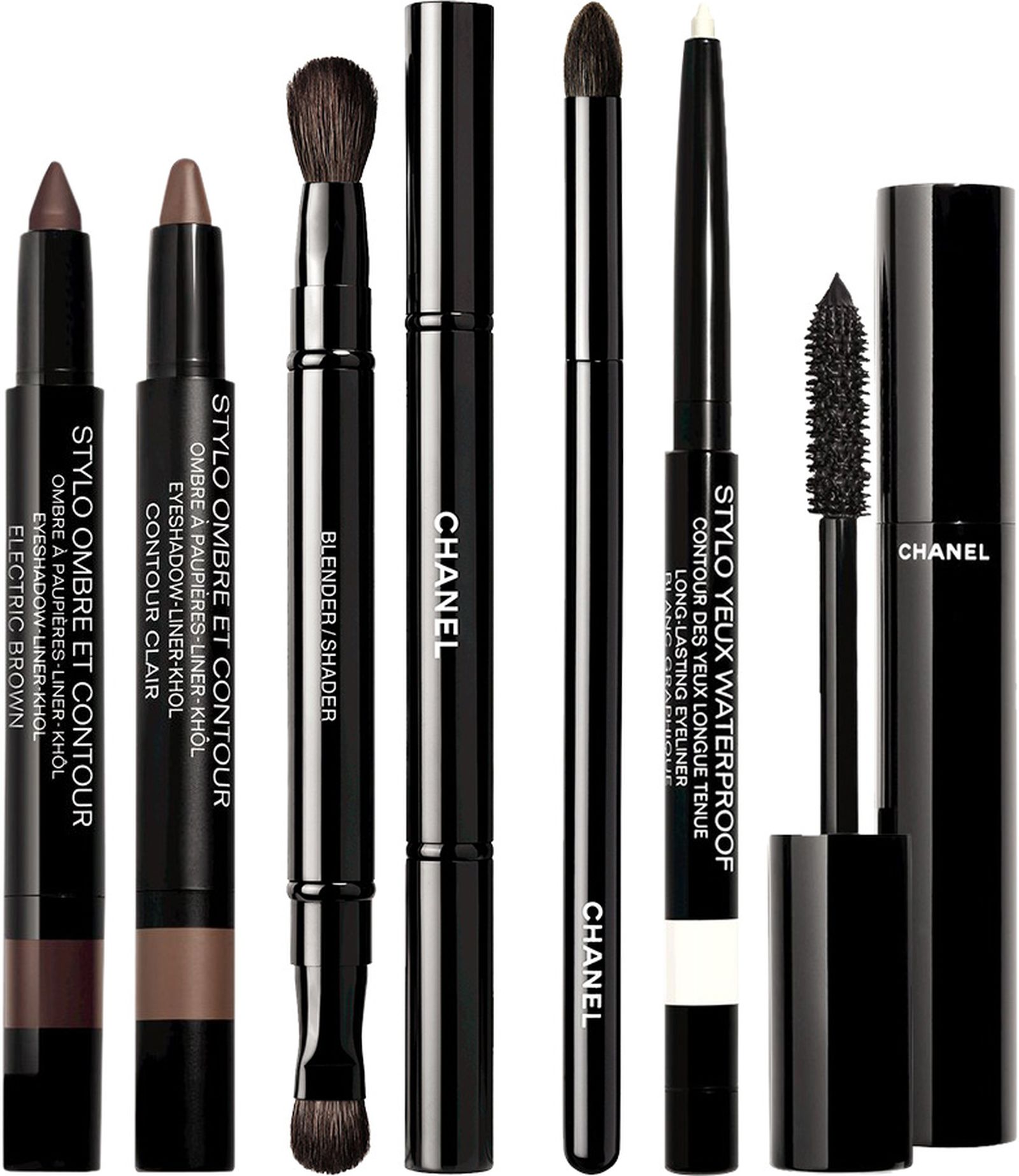 Chanel Stylo Ombre Et Contour, Les Pinceaux De Chanel, Pinceaux De Chanel – Rounded Eyeshadow Brush, Stylo Yeux Waterproof – N°949 Blanc Graphique, Le Volume Révolution De Chanel – N°10 Noir Chanel Stylo Ombre Et Contour, Les Pinceaux De Chanel, Pinceaux De Chanel – Rounded Eyeshadow Brush, Stylo Yeux Waterproof – N°949 Blanc Graphique, Le Volume Révolution De Chanel