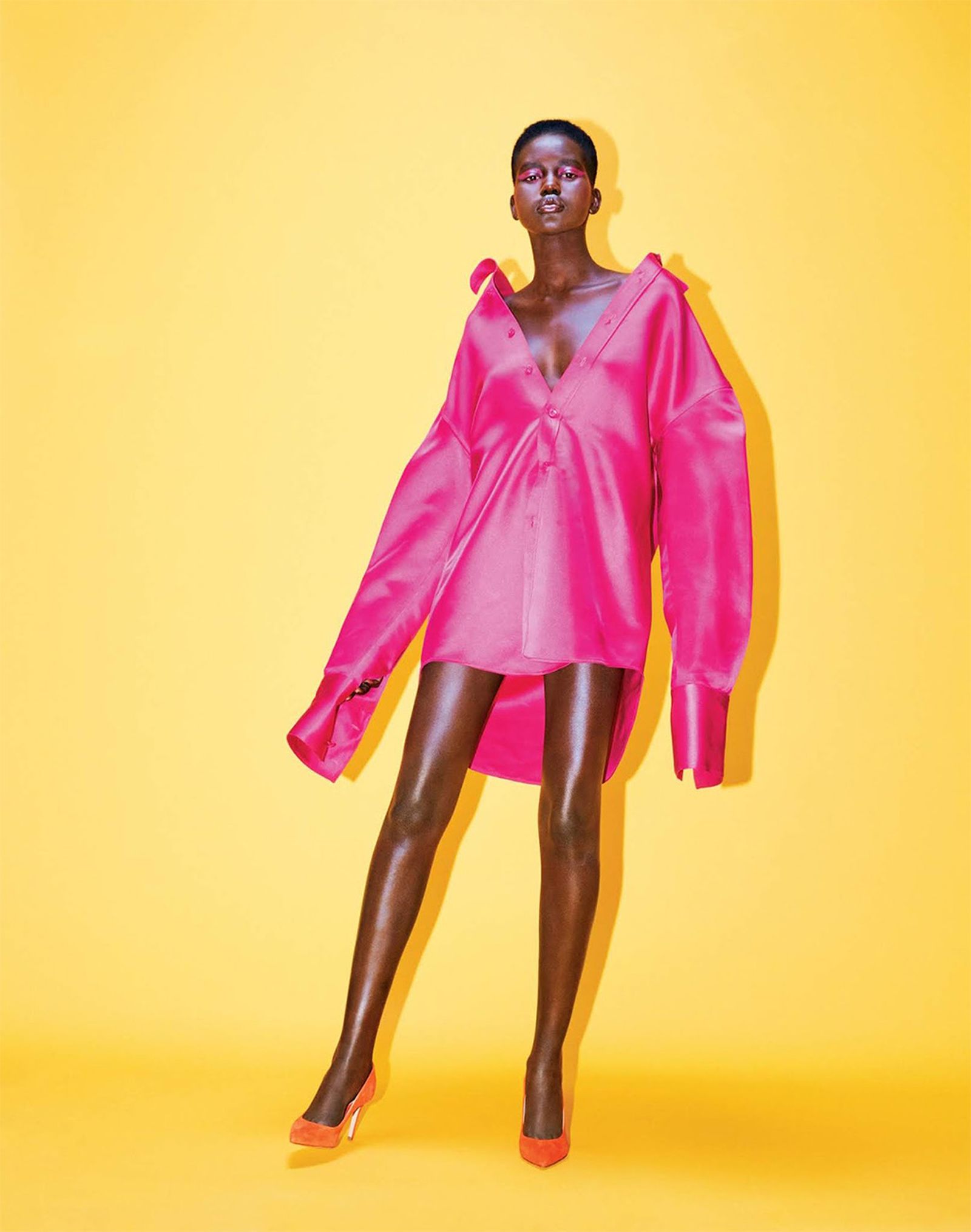Adut's World: Адут Акеч в фотосерии Даниэля Джексона для Allure USA, фото 2 Адут Акеч в фотосерии Даниэля Джексона для Allure USA, фото 2