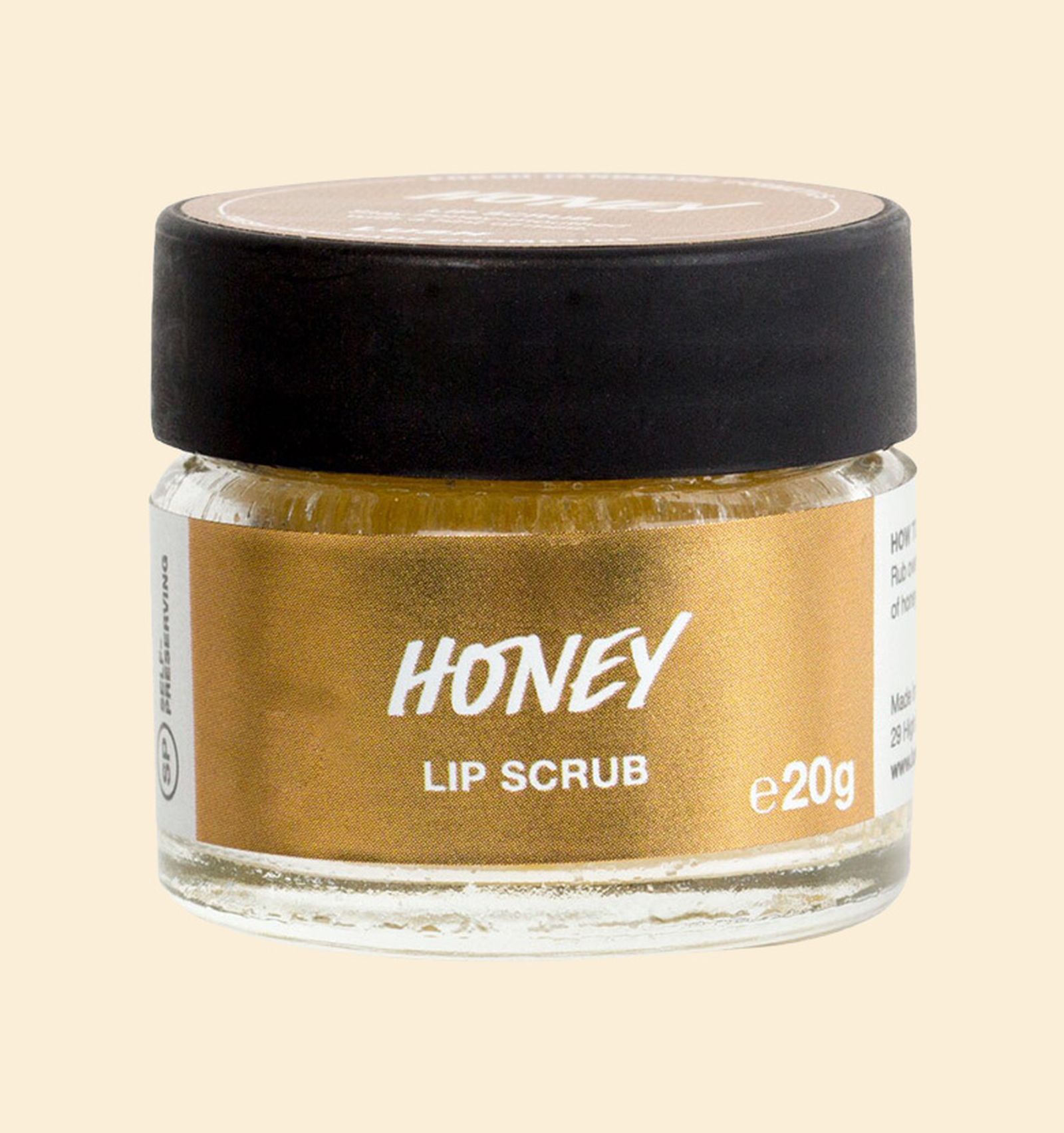 Lush скраб для губ Honey Lush, медовый скраб для губ Honey