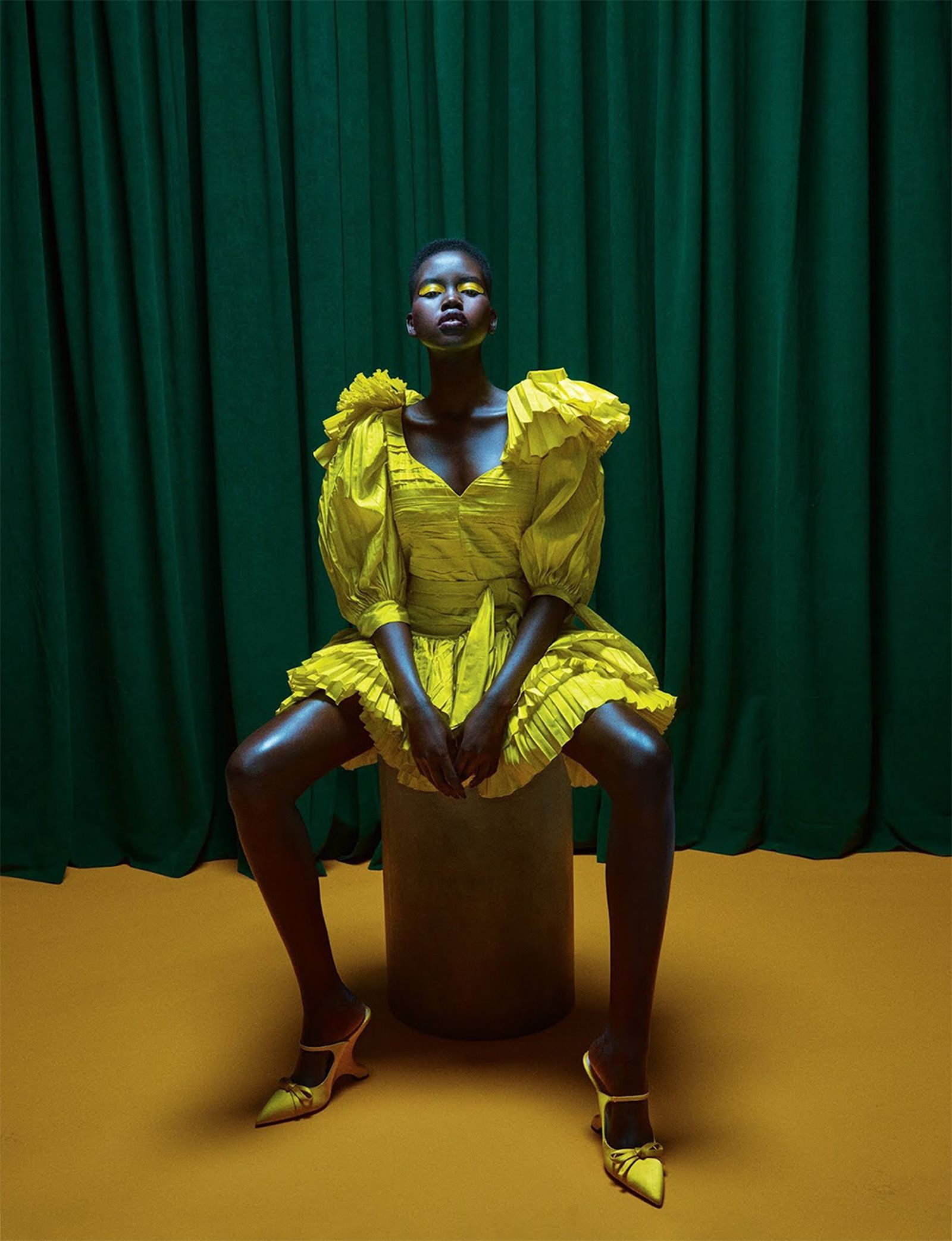 Adut's World: Адут Акеч в фотосерии Даниэля Джексона для Allure USA, фото 4 Адут Акеч в фотосерии Даниэля Джексона для Allure USA, фото 4