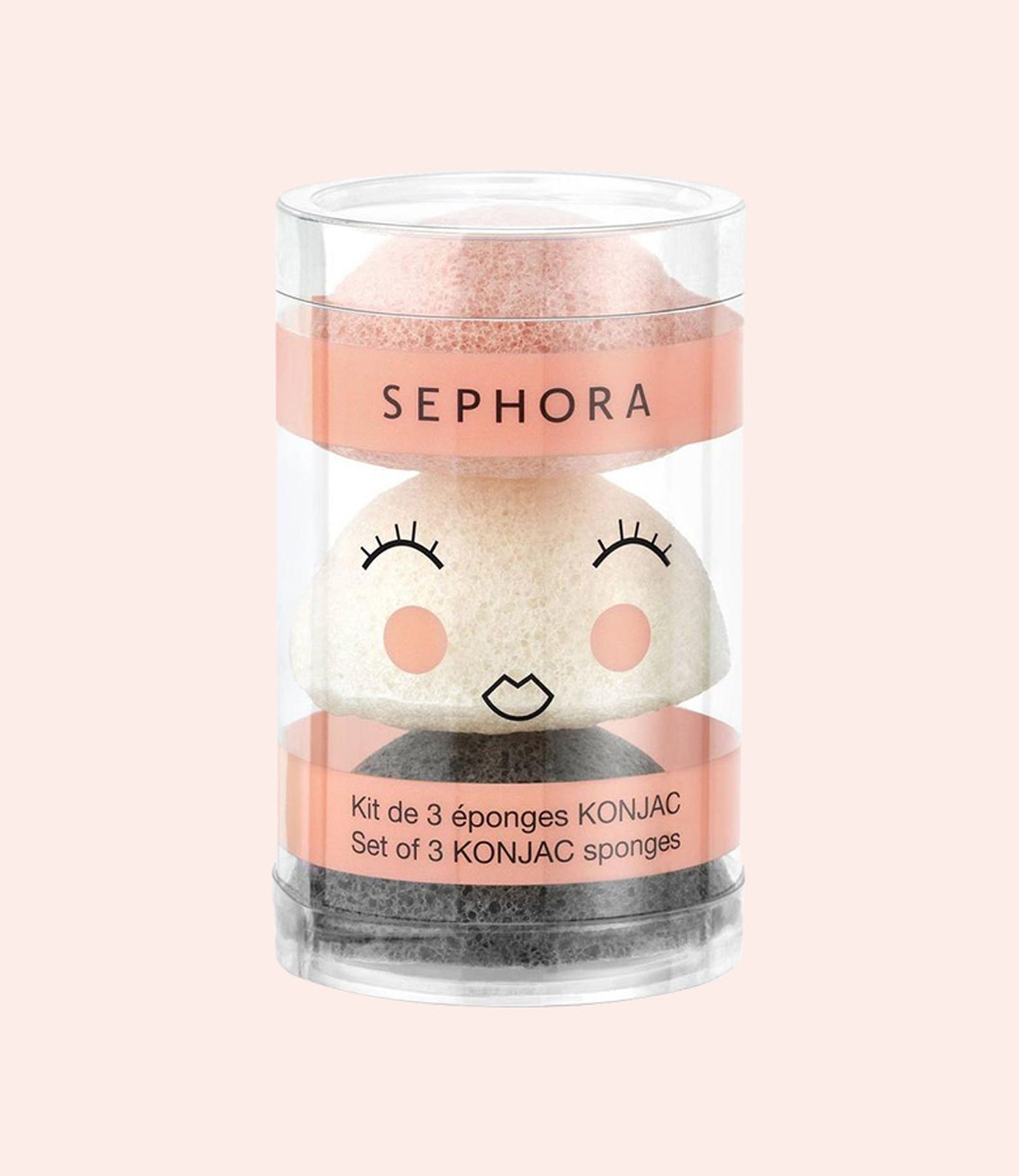 Sephora Collection, набор Konjac Sephora Collection, набор спонжей для умывания Konjac