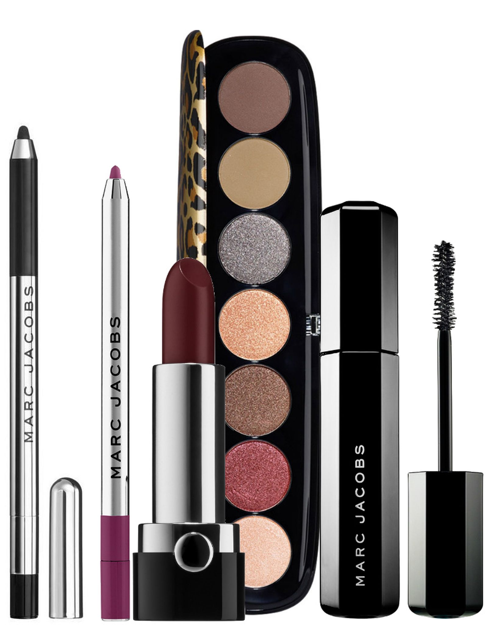 Marc Jacobs Beauty Highliner Gel Eye Crayon, Poutliner Longwear Lip Liner Pencil, Le Marc Lip Crème Lipstick, Eye-Conic Frost Multi-Finish Eyeshadow, тушь Velvet Noir Major Volume Mascara Marc Jacobs Beauty Highliner Gel Eye Crayon, Poutliner Longwear Lip Liner Pencil, Le Marc Lip Crème Lipstick, Eye-Conic Frost Multi-Finish Eyeshadow, Velvet Noir Major Volume Mascara