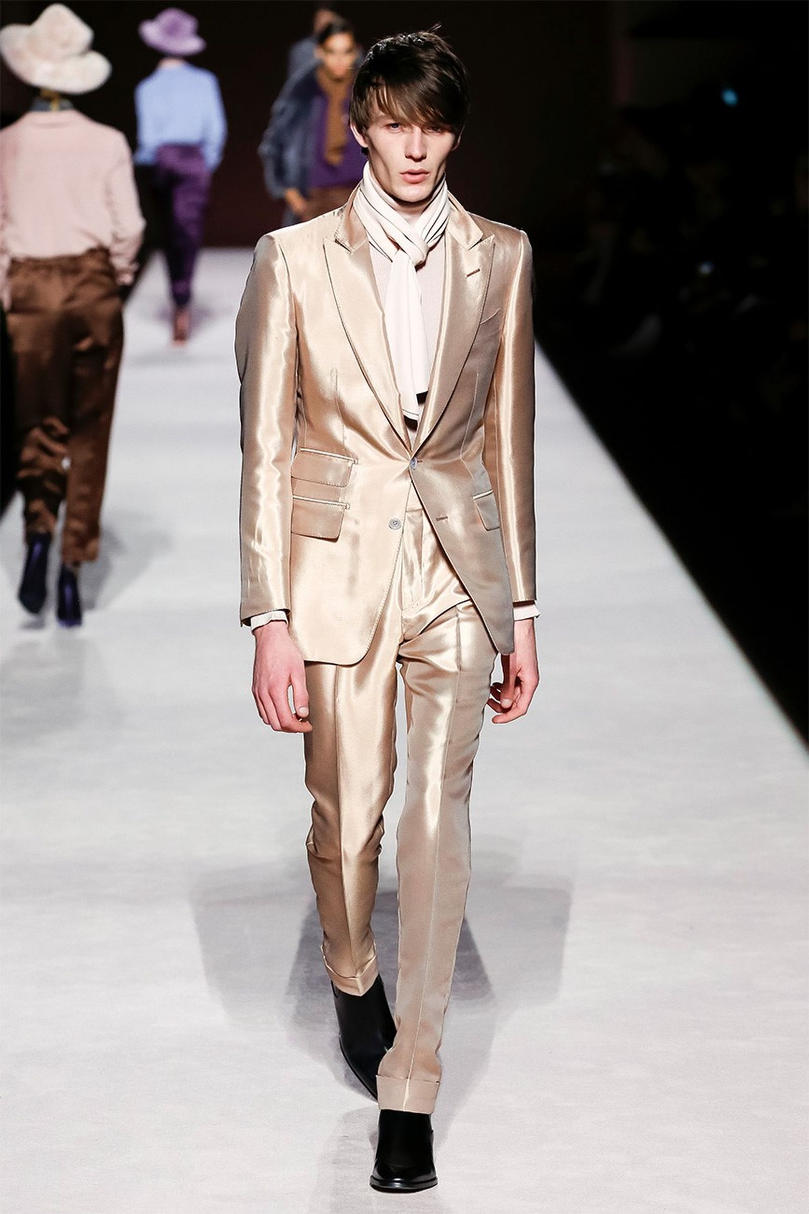 Шоу коллекции Tom Ford осень/зима 2019/2020 в Нью-Йорке, фото 4 Шоу Tom Ford осень/зима 2019/2020 в Нью-Йорке, фото 4