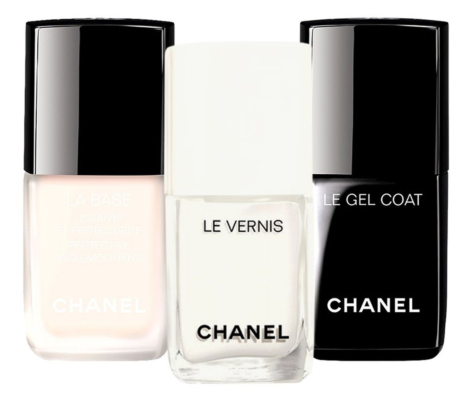 La Base, Le Vernis De Chanel n°711 Pure White, Le Gel Coat Chanel La Base, Le Vernis De Chanel n°711 Pure White, Le Gel Coat