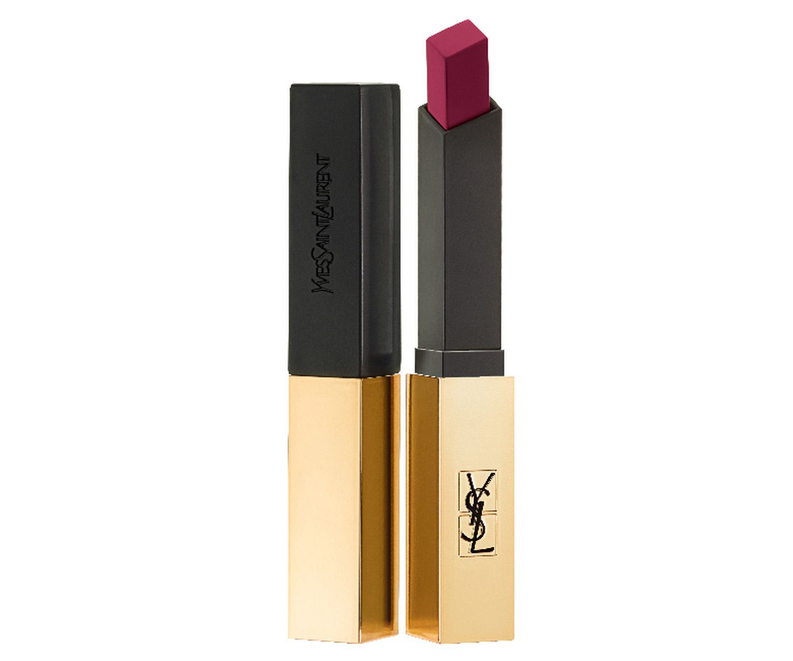 YSL Beauté Rouge Pur Couture The Slim Matte, оттенок № 4 Fuchsia Excentrique YSL Beauté, помада Rouge Pur Couture The Slim Matte, оттенок № 4 Fuchsia Excentrique