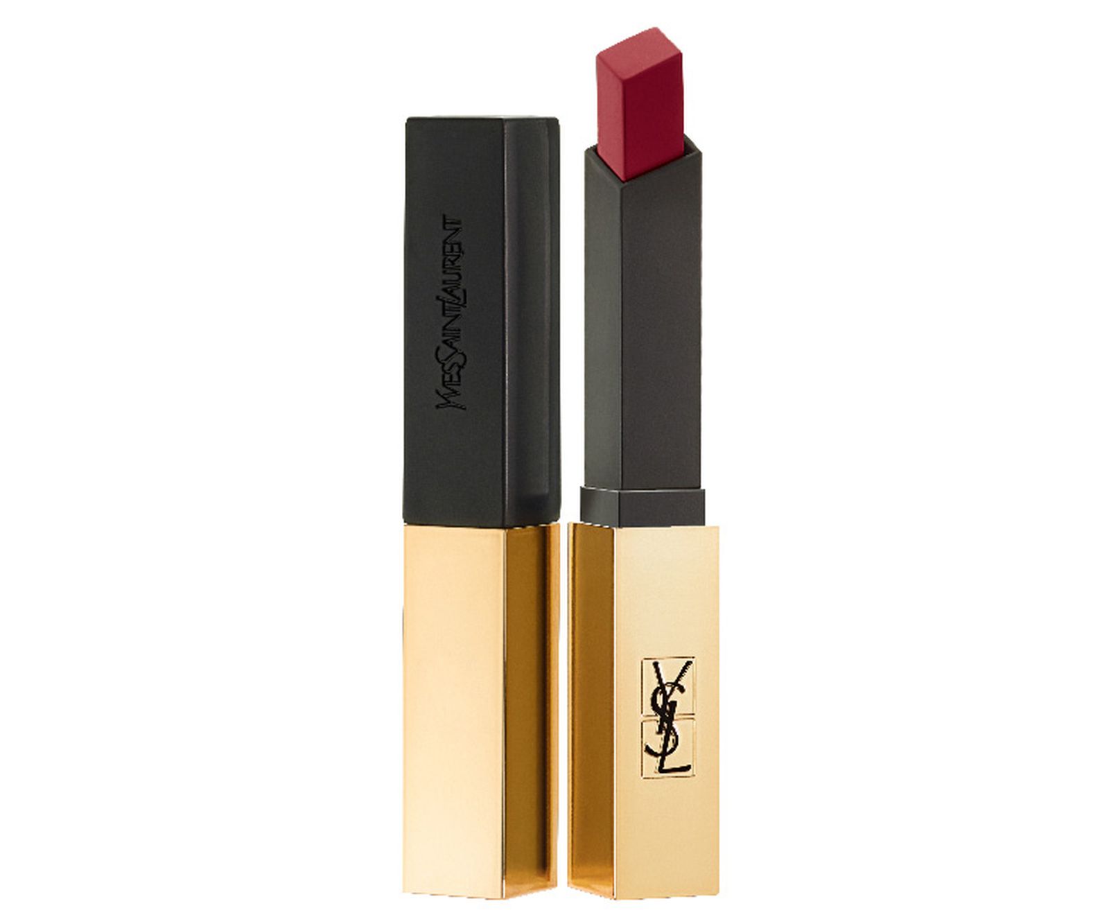 YSL Beauté Rouge Pur Couture The Slim Matte, оттенок № 18 Reverse Red YSL Beauté, помада Rouge Pur Couture The Slim Matte, оттенок № 18 Reverse Red