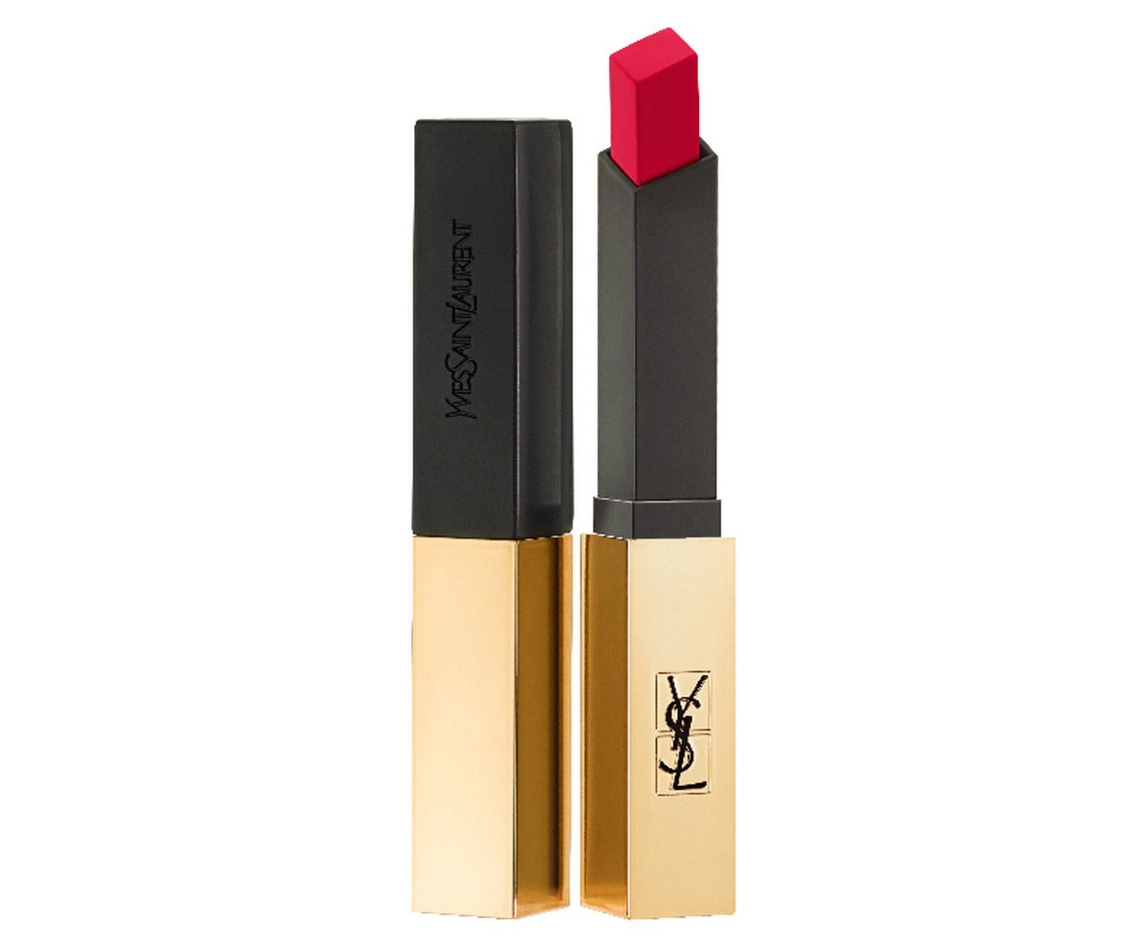 YSL Beauté Rouge Pur Couture The Slim Matte, оттенок № 19 Rouge Paradoxe YSL Beauté, помада Rouge Pur Couture The Slim Matte, оттенок № 19 Rouge Paradoxe
