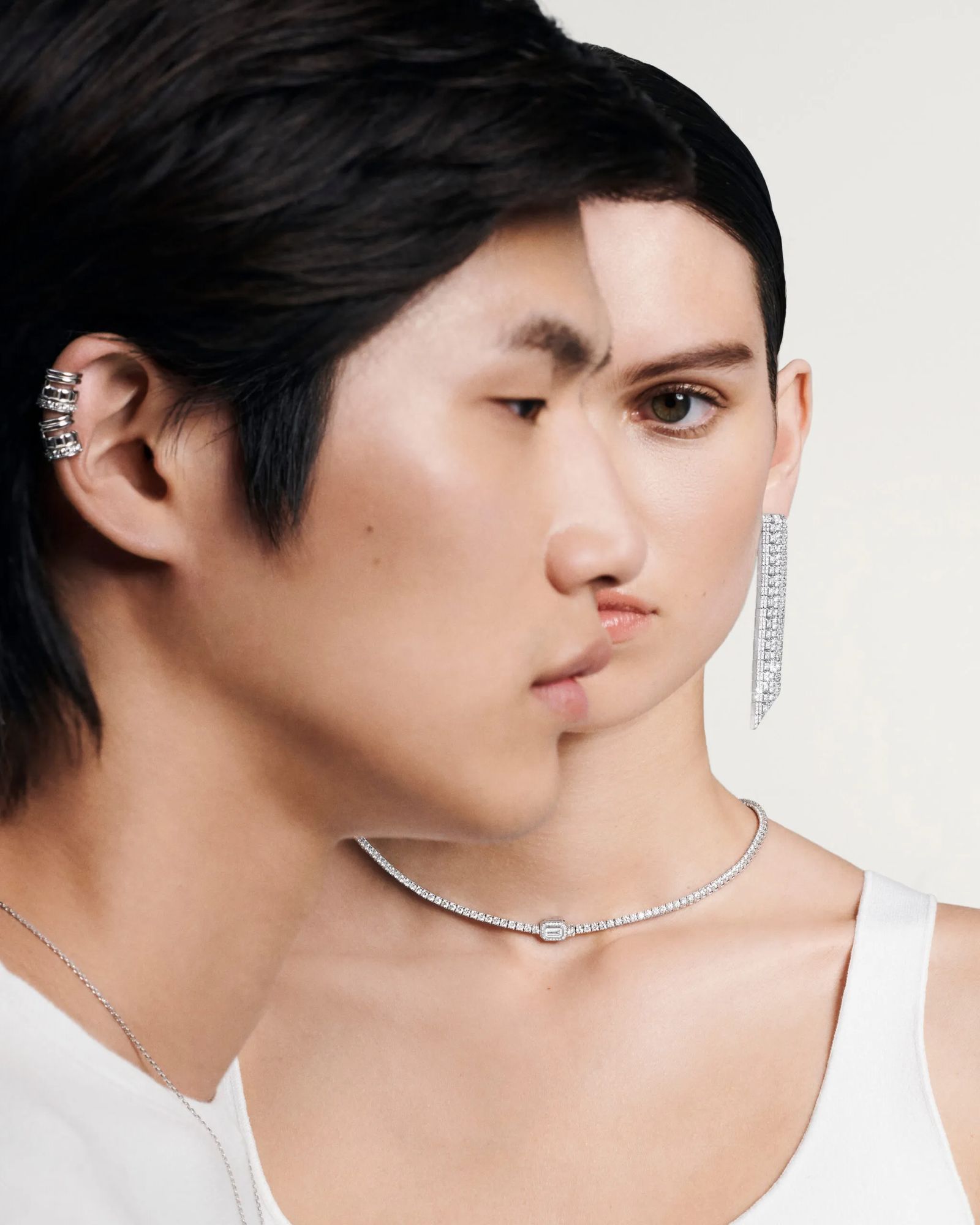 Кампания «Because of Love» Boucheron серьги Boucheron «Because of Love» 2024. Фото 2