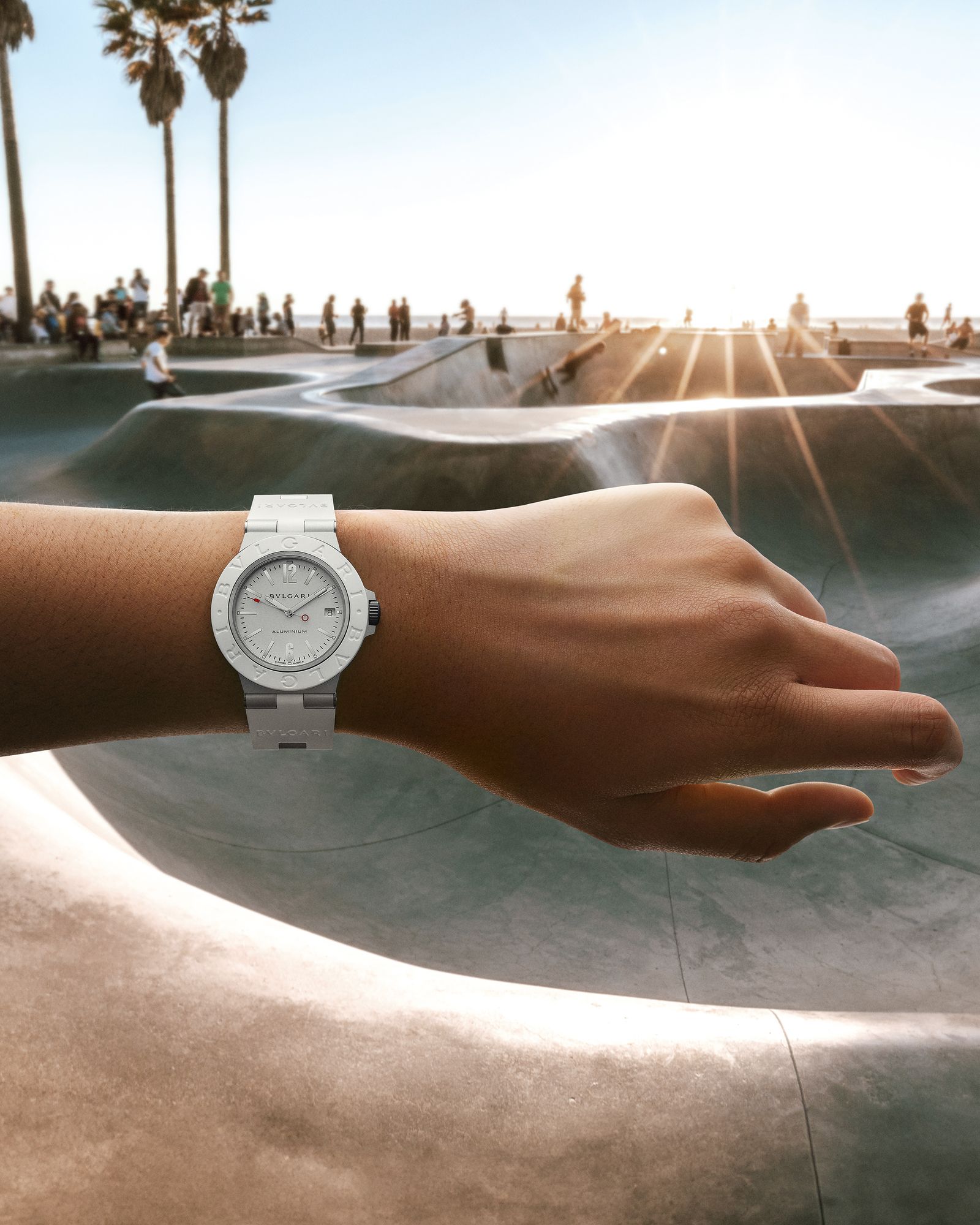 Часы Bulgari 2024: White Automatic Коллекция часов из алюминия Bvlgari 2024: White Automatic