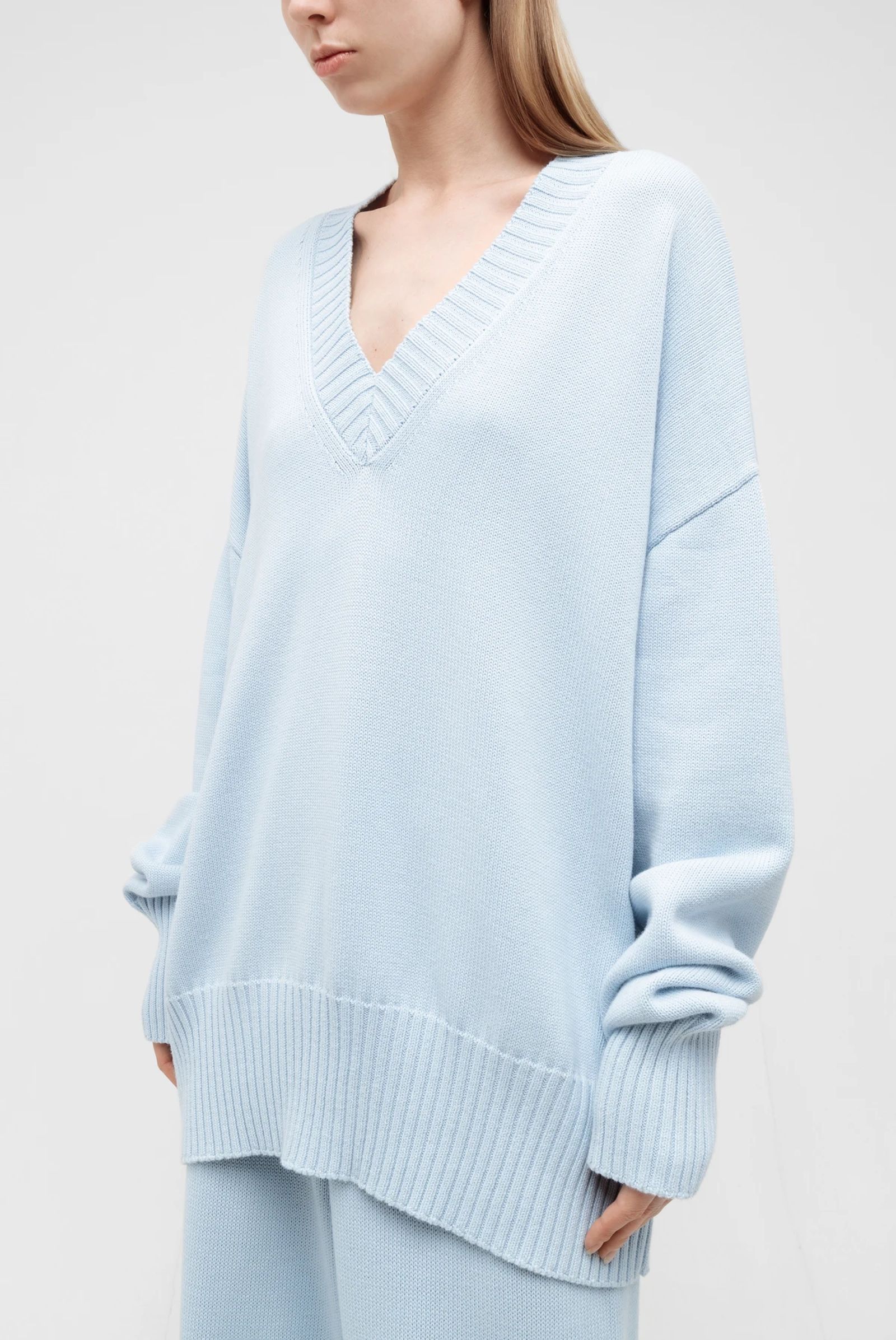 Alpe Cashmere джемпер Купить голубой свитер Alpe Cashmere