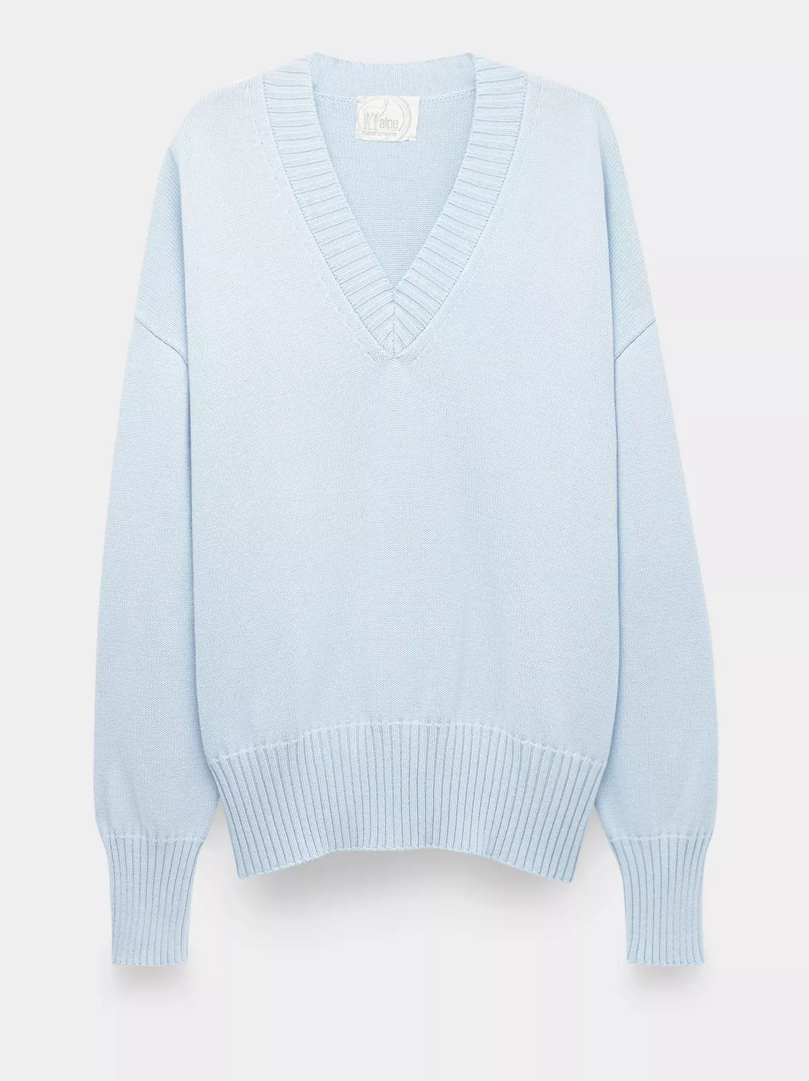 Alpe Cashmere голубой свитер Джемпер Alpe Cashmere