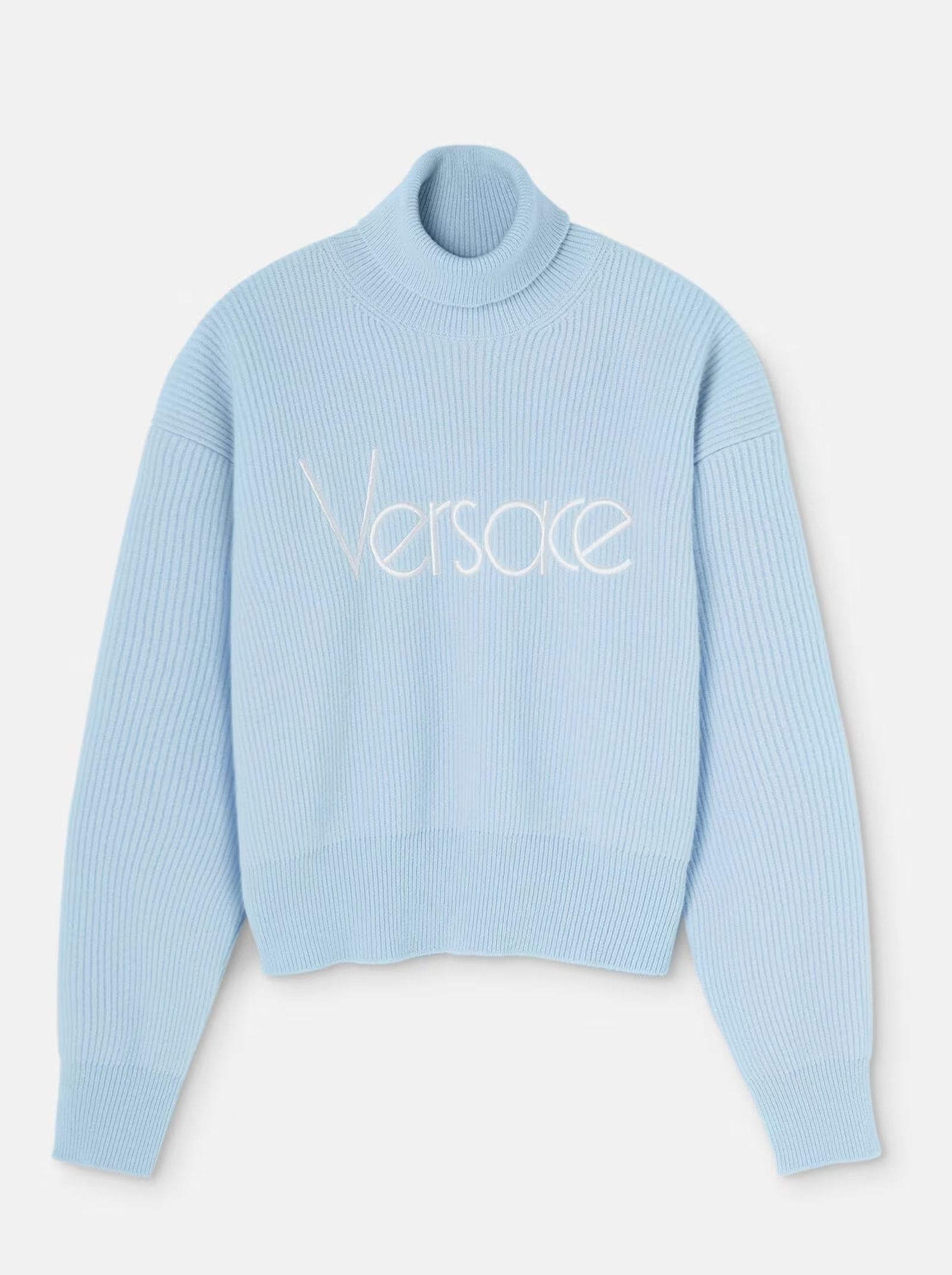 Versace голубой свитер Свитер Versace