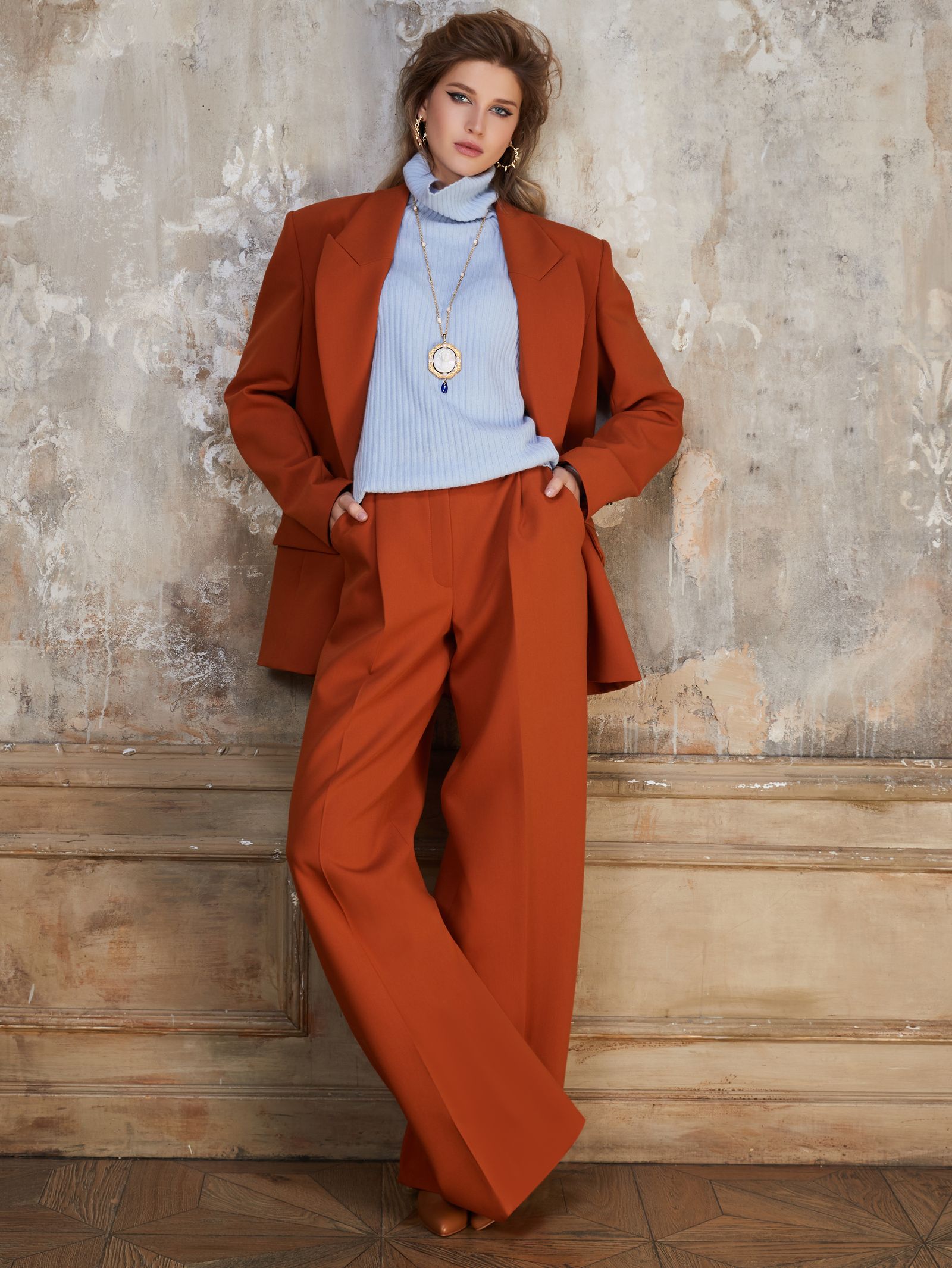 Yana Dress голубой свитер Свитер Yana Dress