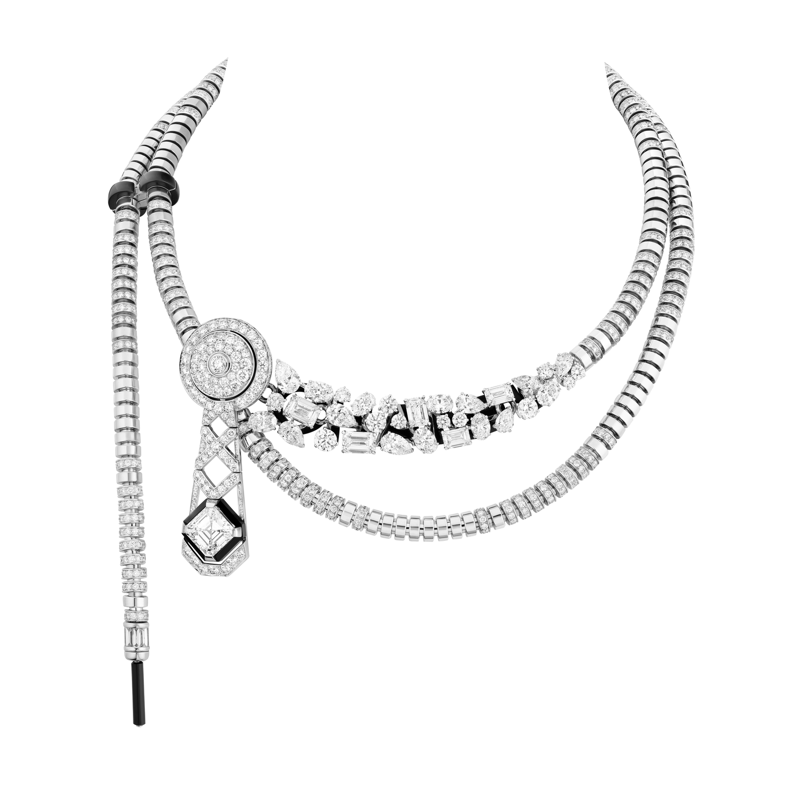 Шанель Sport High Jewelry: колье GOLD SLIDER Коллекция ювелирных украшений Chanel: колье GOLD SLIDER