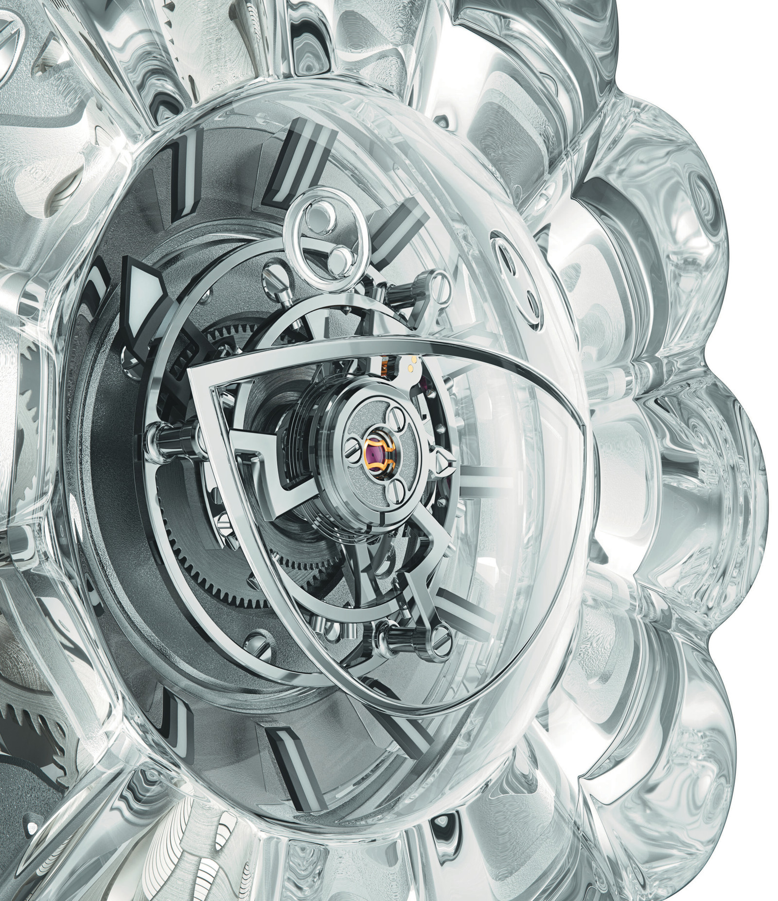 Часы Hublot MP-15 Takashi Murakami Tourbillon Sapphire, циферблат Циферблат часов MP-15 Takashi Murakami Tourbillon Sapphire от Hublot