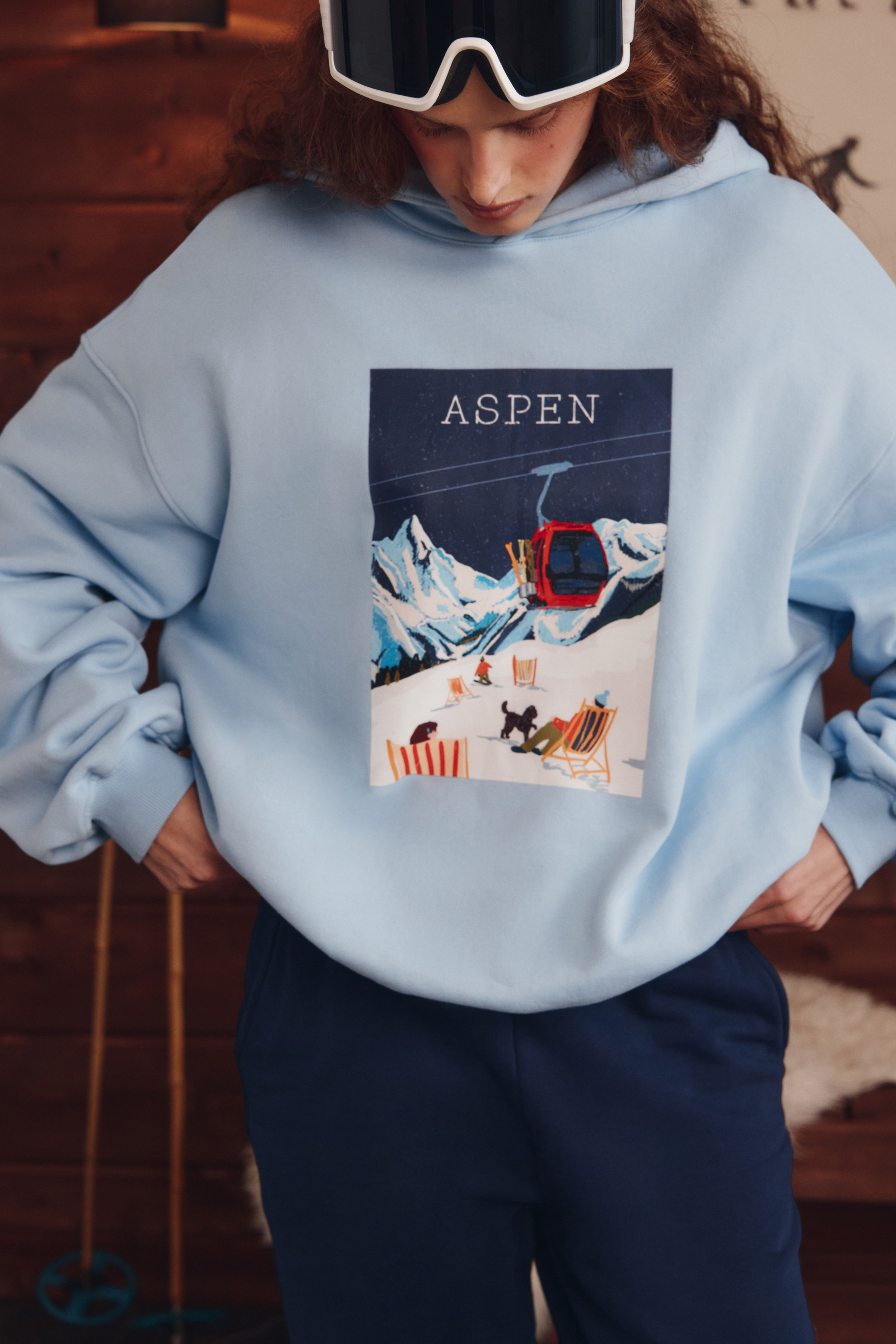 Apres Ski от belle you: худи с капюшоном Aspen