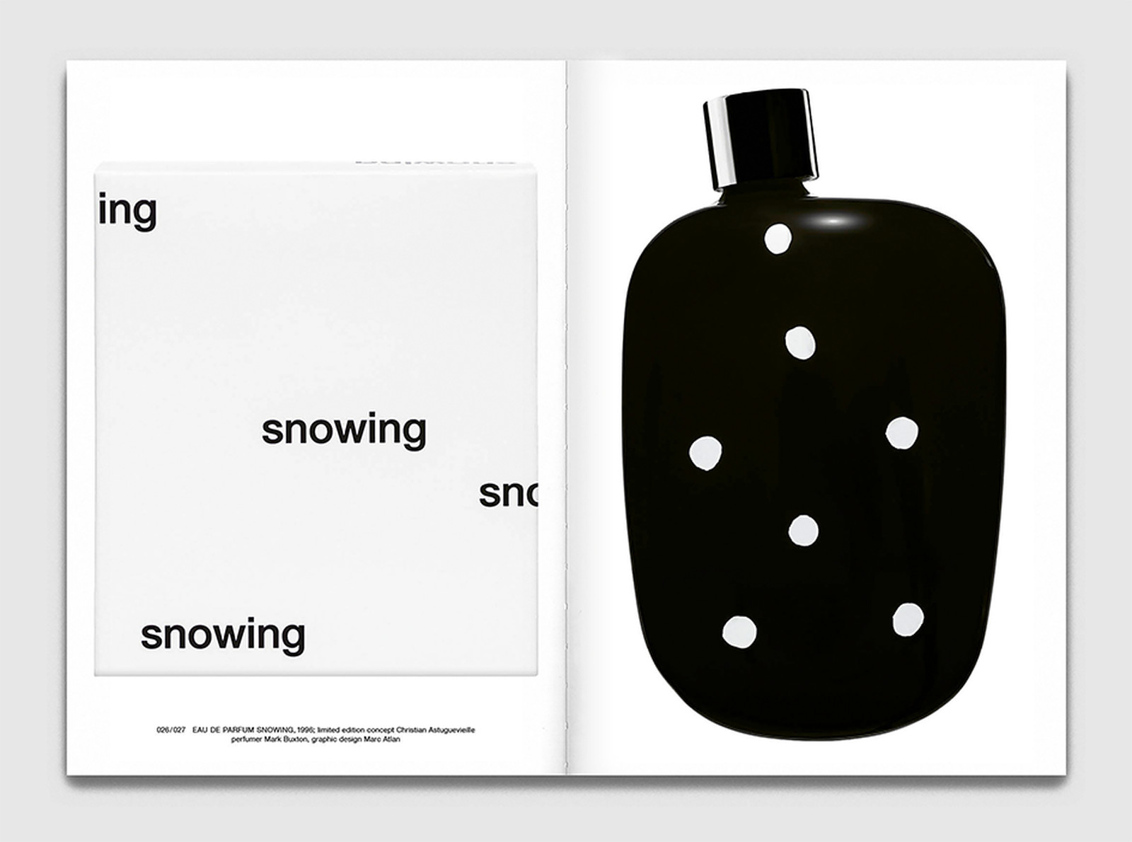 Подарочная книга Comme des Garçons Parfums: аромат Snowing Парфюмерия Comme des Garçons: Snowing EDP