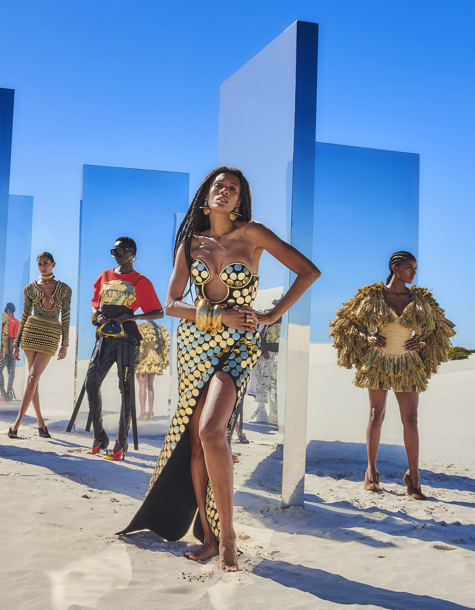 Оливье Рустен, коллекция Disney x Balmain: The Lion King Коллекция Дисней и Бальман