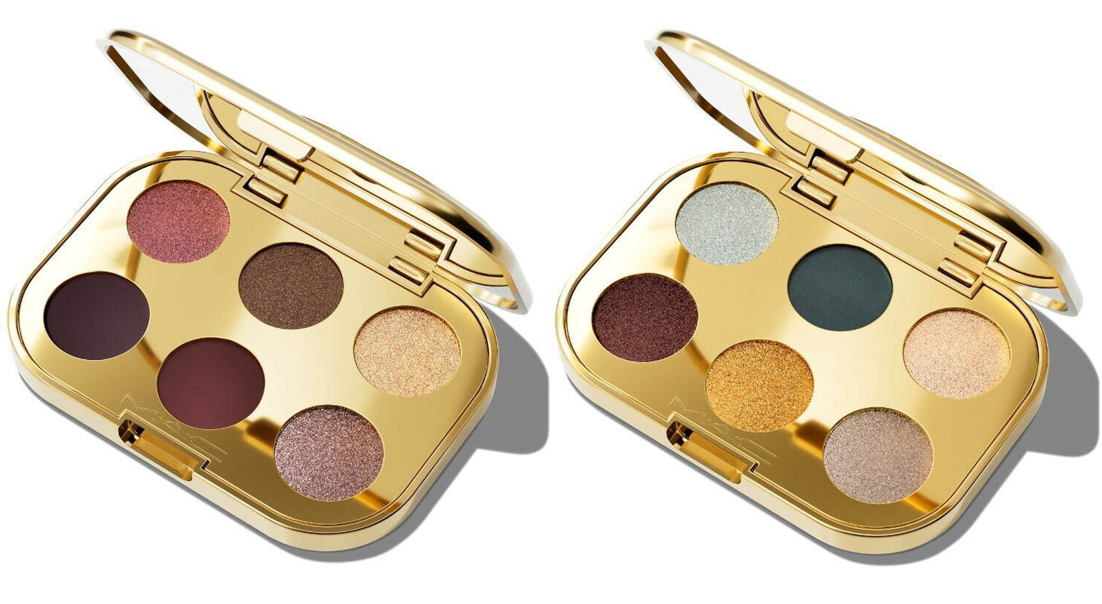 Палетки теней MAC из новогодней коллекции 2024 Тени MAC Treasure Eyeshadow Palette, коллекция Gift of Gold M·A·C Holiday 2024