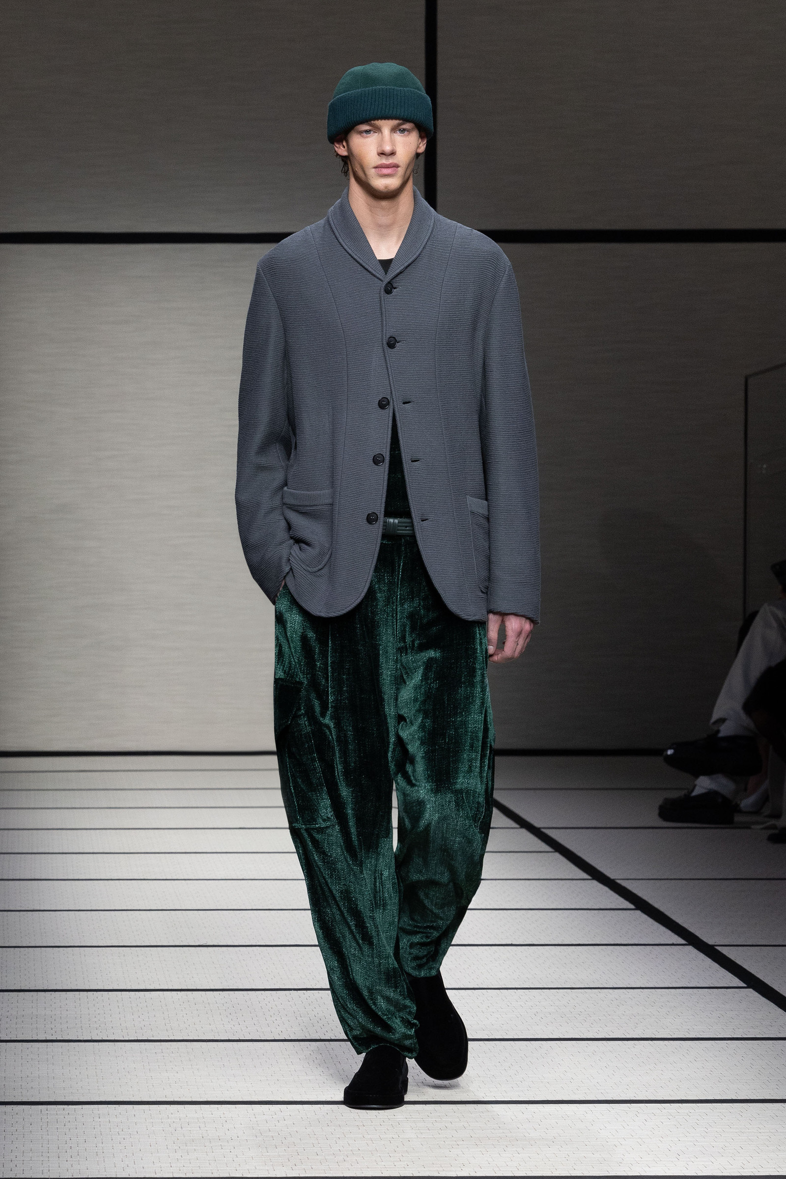 Мужские коллекции FW 2025/26: Giorgio Armani Тенденции мужской моды 2025/26: шоу Giorgio Armani